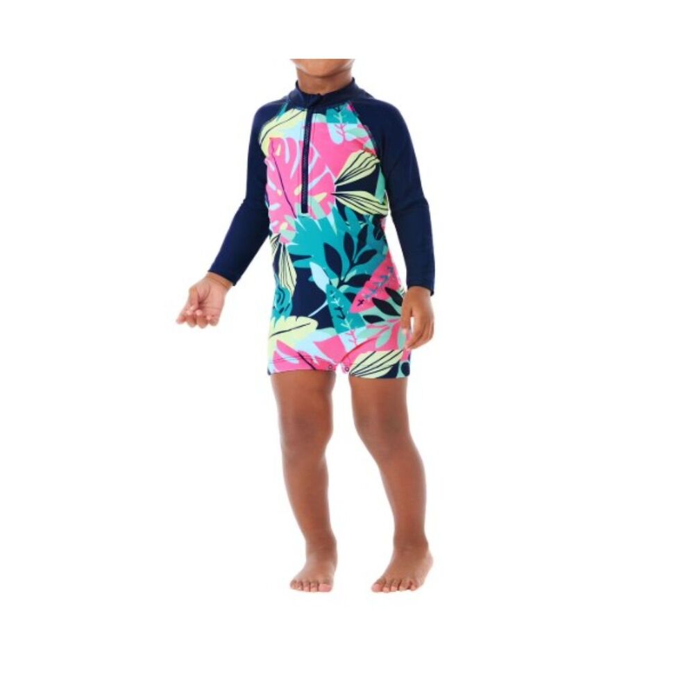 New! Baby Rashguard One-Piece Swimsuit